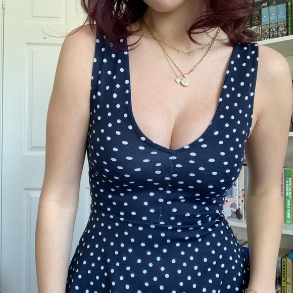 Reversible polka dot circle dress - Picture 2 of 6